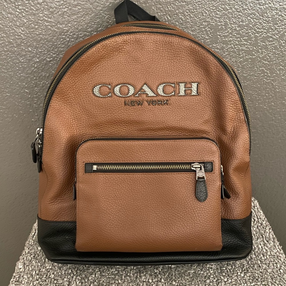 Coach Leather Backpack